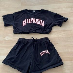 Top and short set